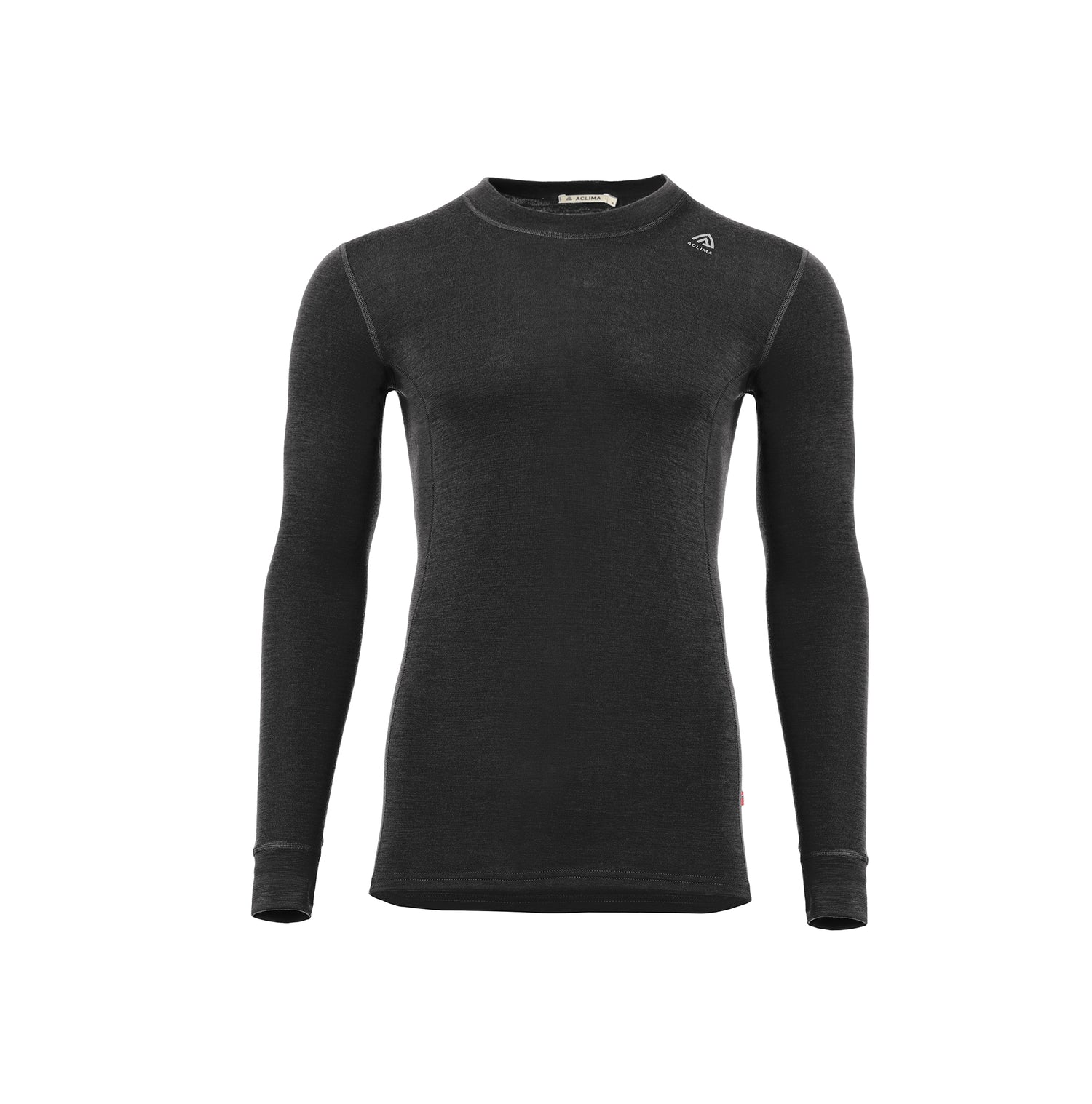 WarmWool Crewneck Shirt Men JET BLACK / XS