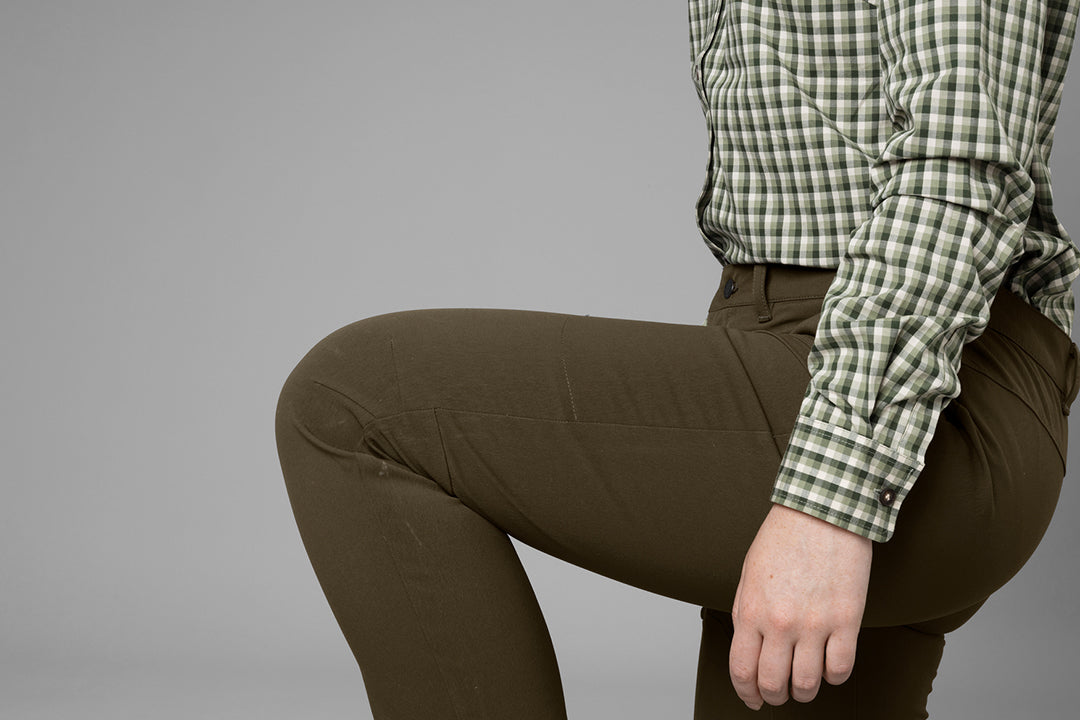 Retrieve Light Byxor - Dam DARK WARM OLIVE / 36