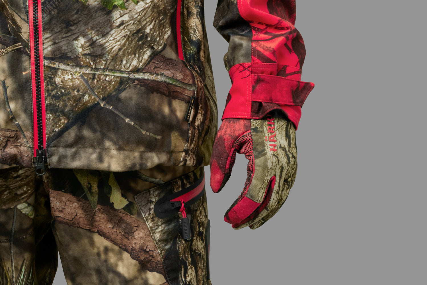 Moose Hunter 2.0 Fleece Handske MOSSYOAK®BREAK-UP COUNTRY®/MOSSYOAK®RED / M