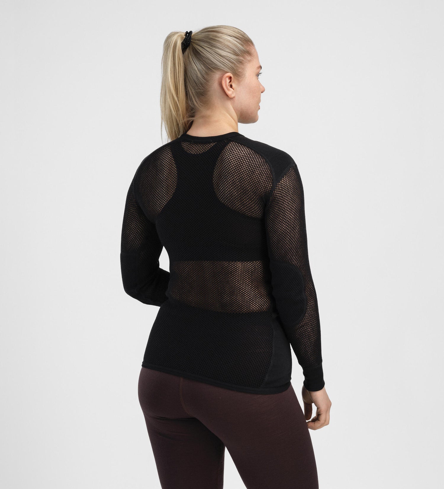 WoolNet Original Crewneck Shirt Women Jet Black JET BLACK / XS