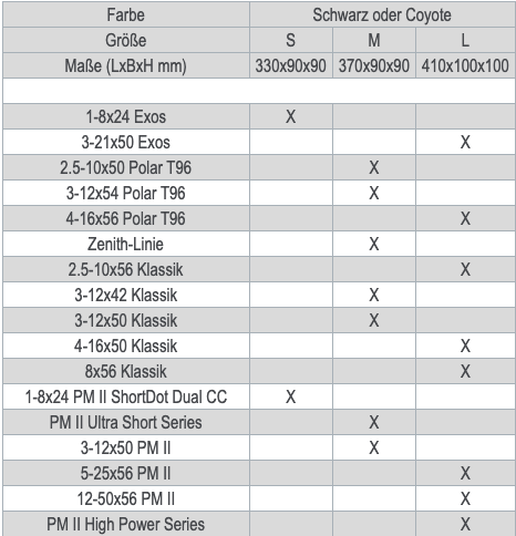 Taktisk Kikarsiktes Väska Coyote S
