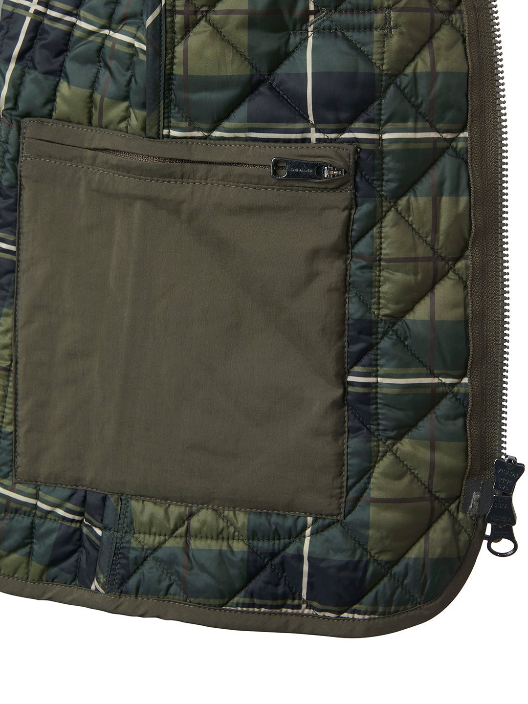 Dunsley Quilted Vest Dam GRÖN / 34W