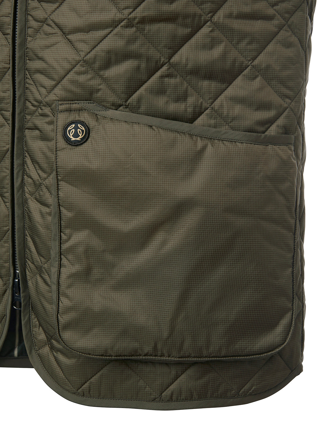 Dunsley Quilted Vest GRÖN / SMALL