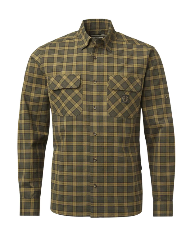 Creek Shooting Fit Coolmax Skjorta OLIVGRÖN / MEDIUM