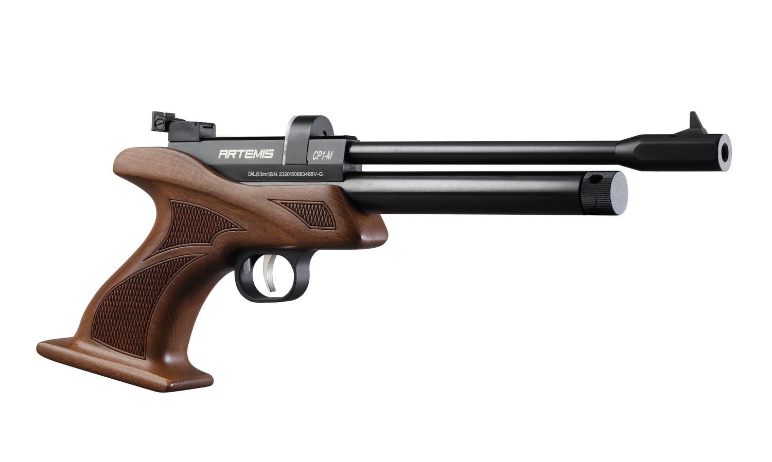 CP1+ 4,5 mm, 7J,med 9skotsmagasin Left Side Bolt, Kolsyredrivning 4.5 MM