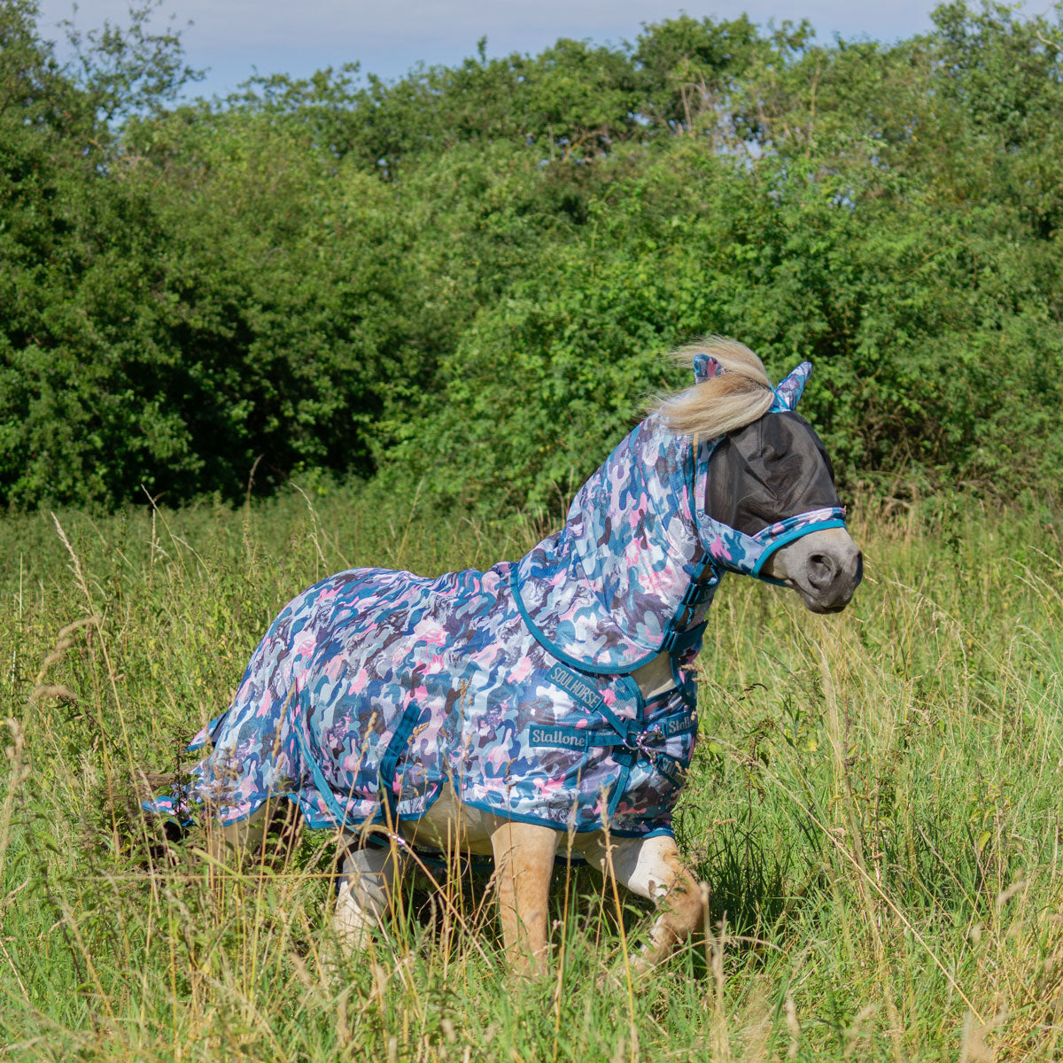 Flugtäcke Flybuster Crazy Connection BLUE/PETROL/ROSE / 105 CM