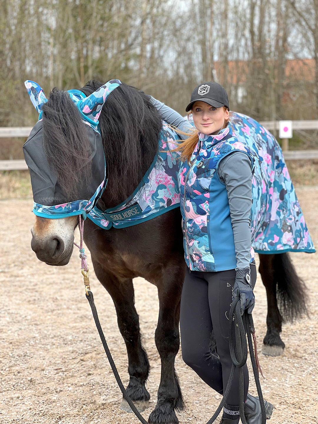 Walker-Flugtäcke Crazy Connection BLUE/PETROL/ROSE / 105 CM