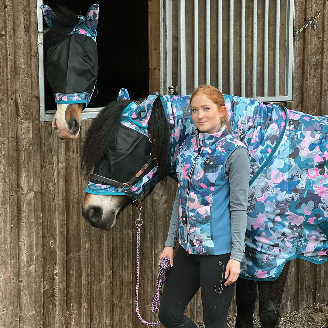 Halsdel Flybuster Crazy Connection BLUE/PETROL/ROSE / S