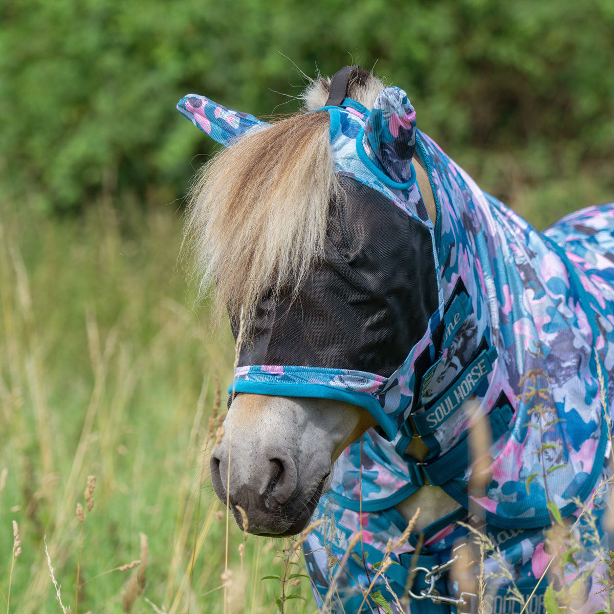 Flughuva Flybuster Crazy Connection BLUE/PETROL/ROSE / S