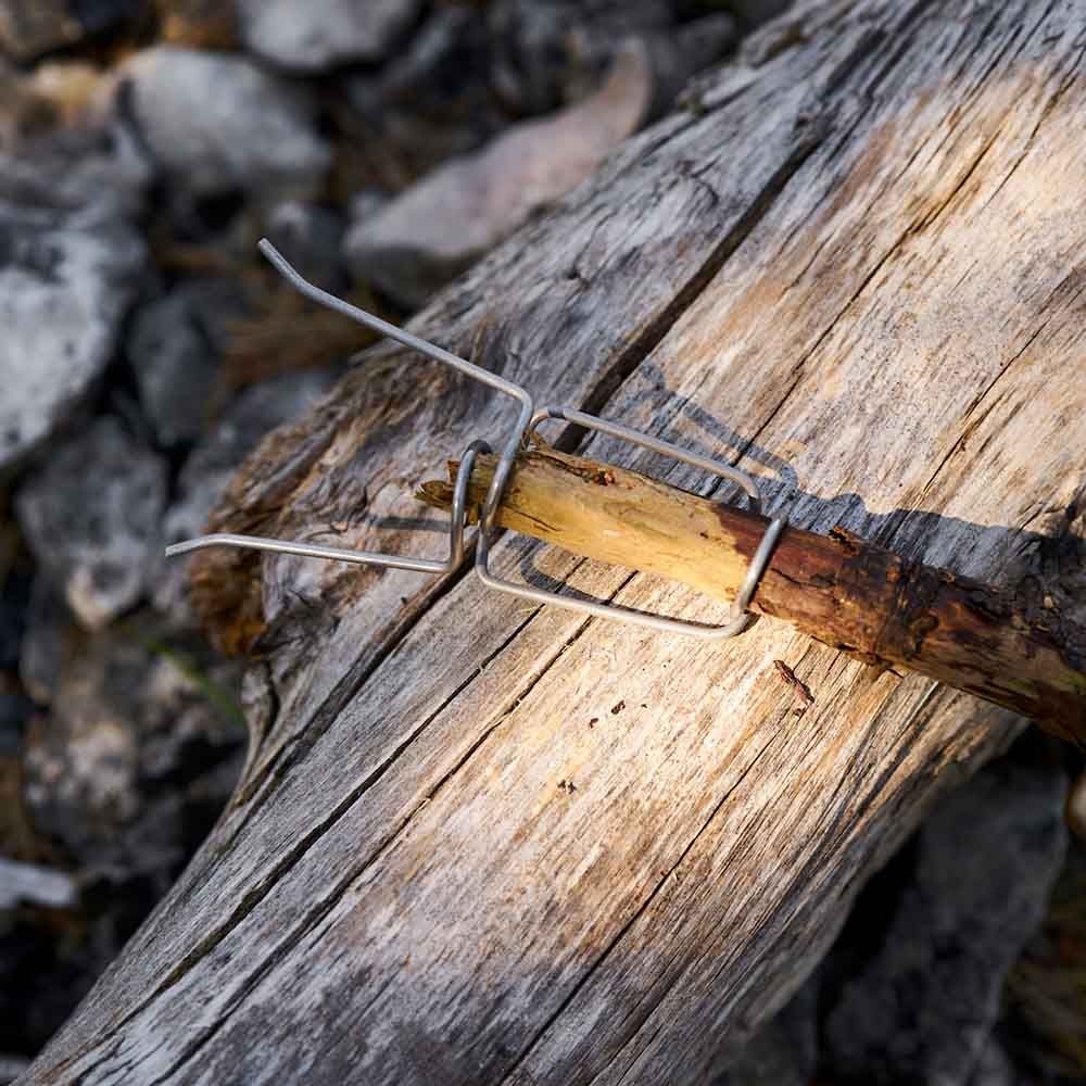 GrandPa´s FireFork 2-pack MUSTYYELLOW/HAZYBLUE / 103X47X19 MM