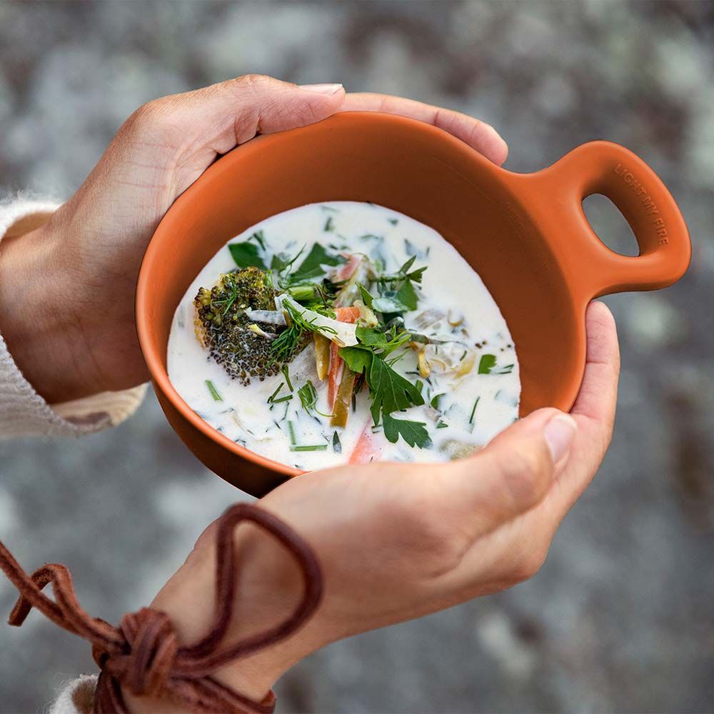 Swedish Kåsa RUSTYORANGE / 120X120X55 MM