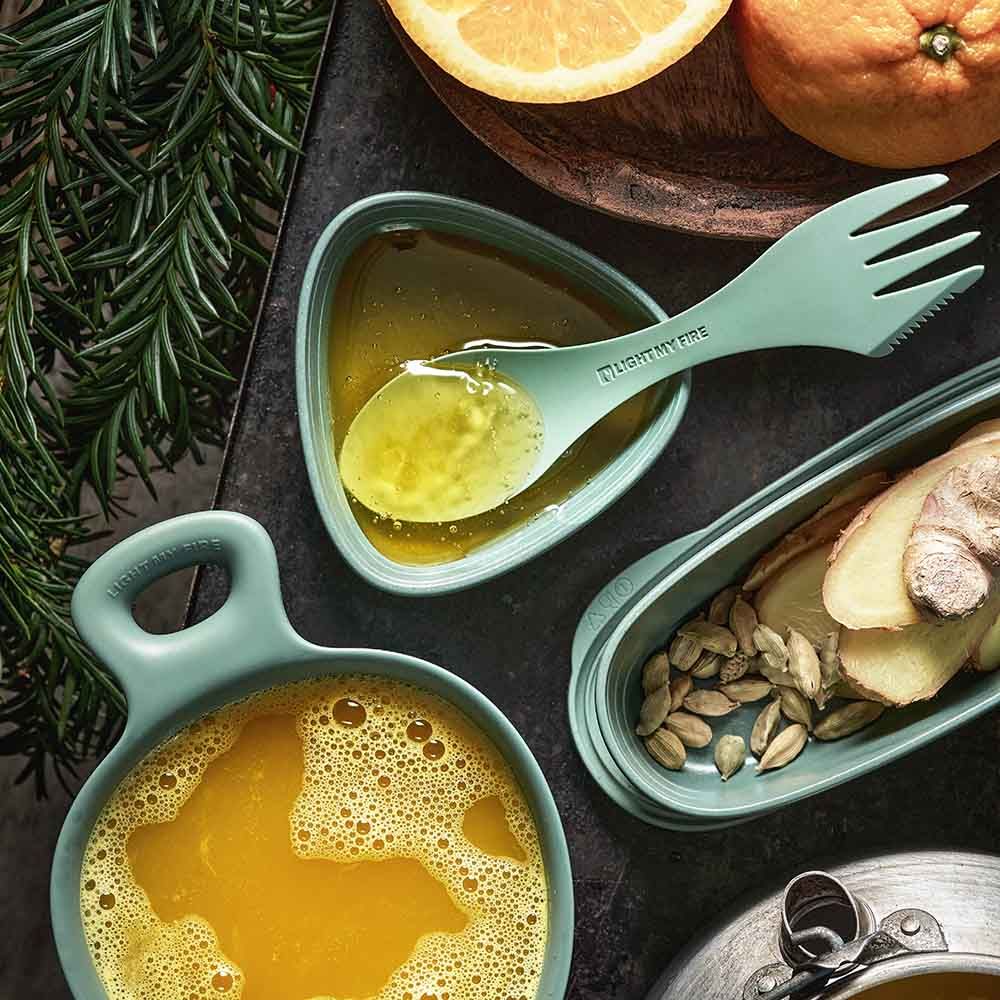 Spork original 2-pack SANDYGREEN/DUSTYPINK / 2-PACK