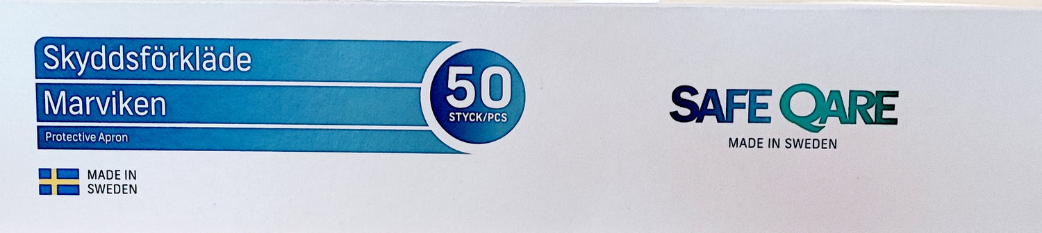 Marviken skyddsförkläde VIT 23 MY