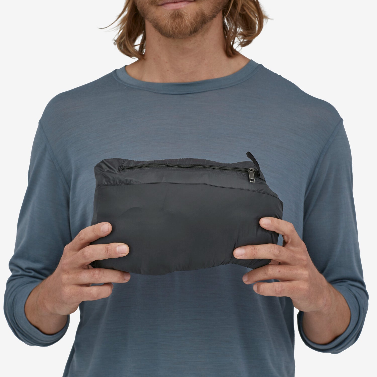 Men's Down Sweater Vest BLACK / XS