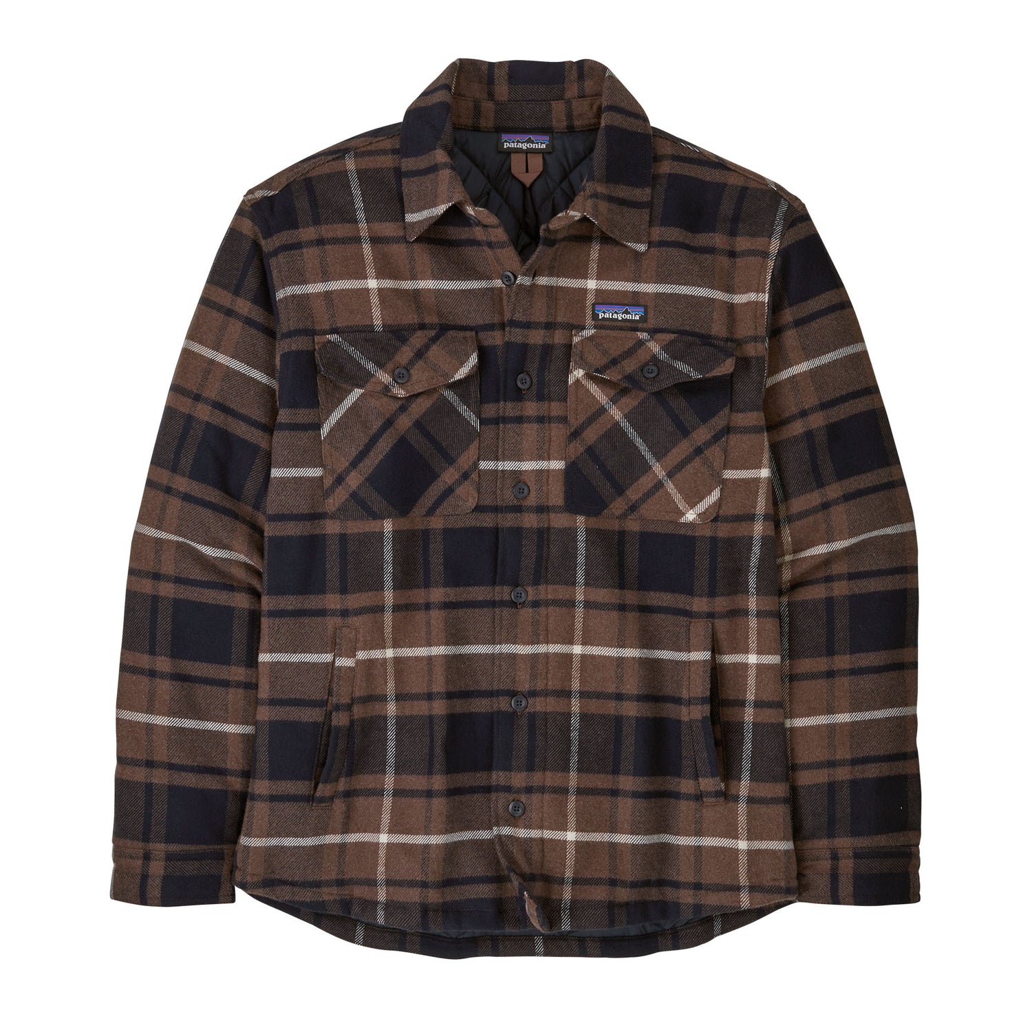 Men's LW Insulated Fjord Flannel Shirt OUTDOOR: MOLASSES BROWN / XS