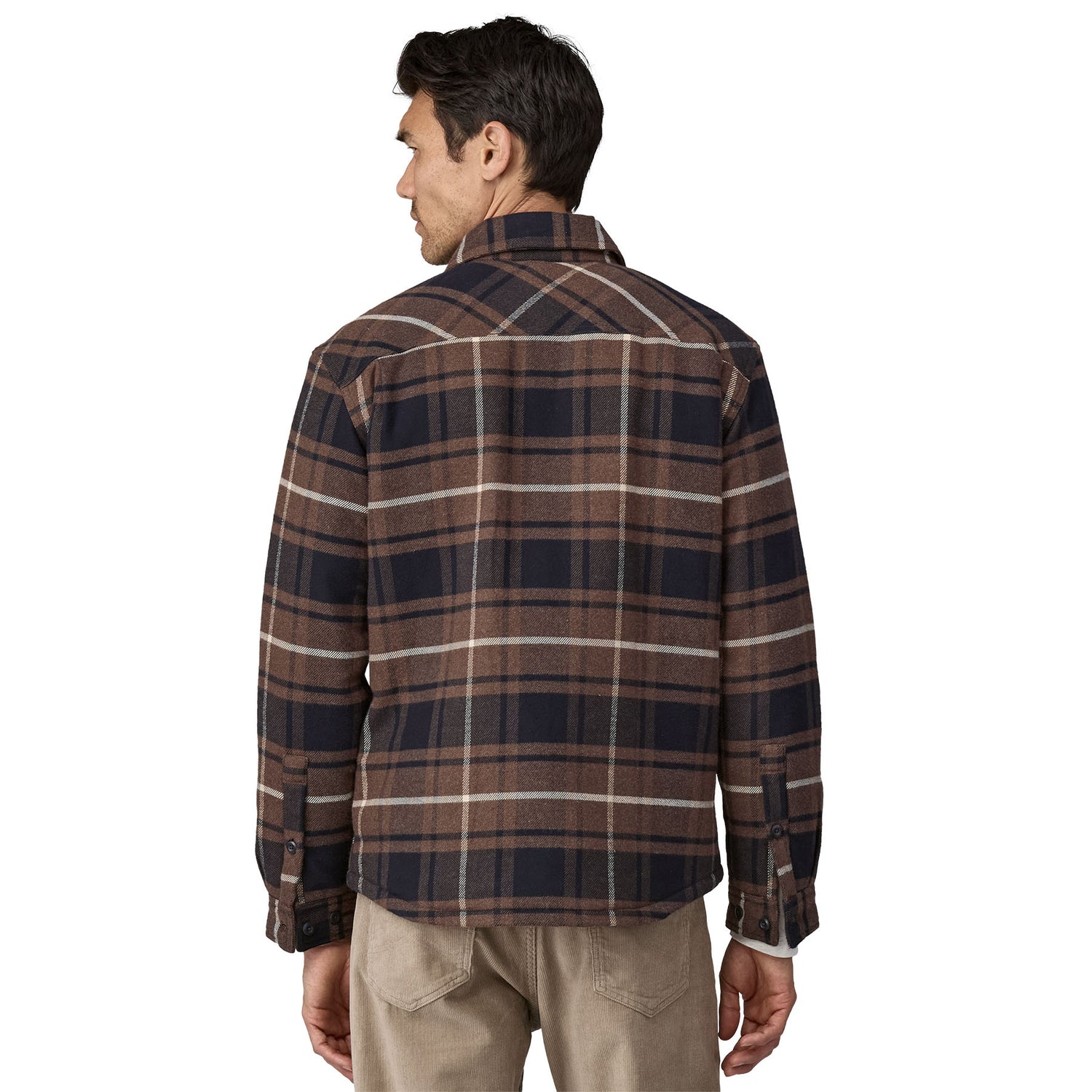 Men's LW Insulated Fjord Flannel Shirt OUTDOOR: MOLASSES BROWN / XS