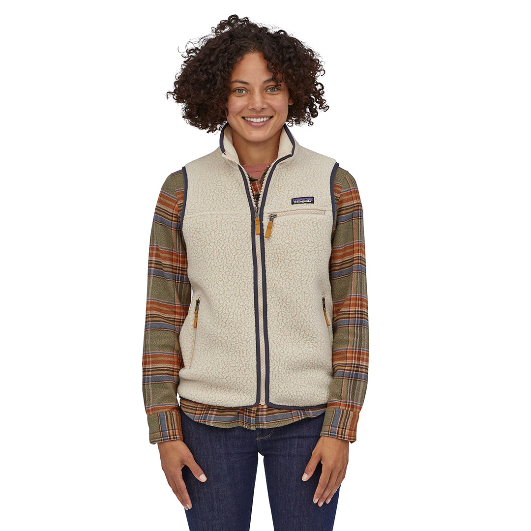 Women's Retro Pile Vest PELICAN / XS