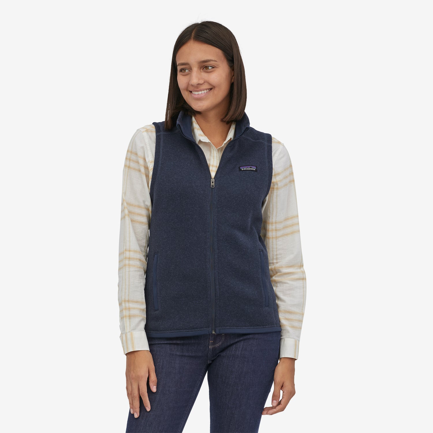 Women's Better Sweater Fleece Vest NEW NAVY / XS