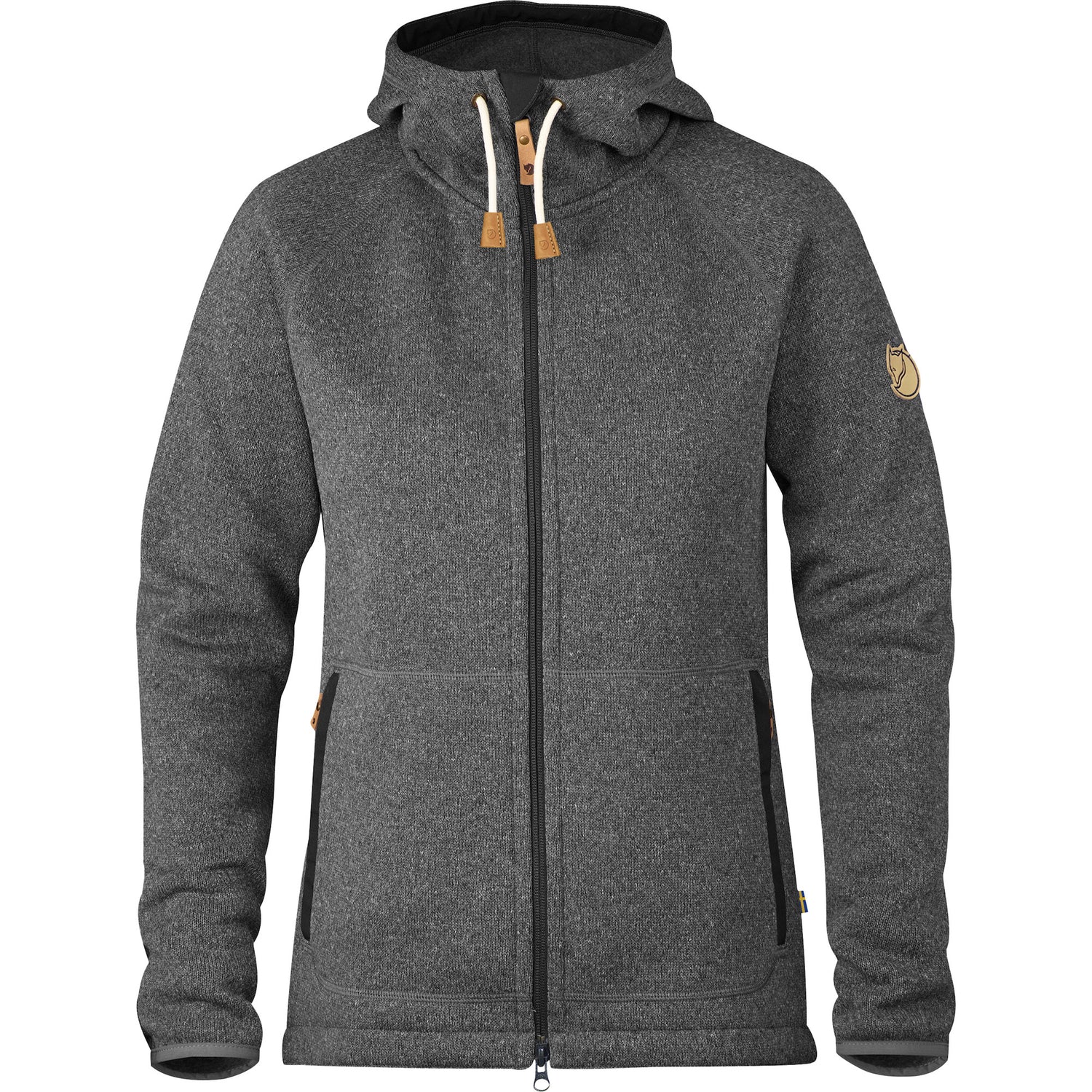 Övik Fleece Hoodie Women DARK GREY / S
