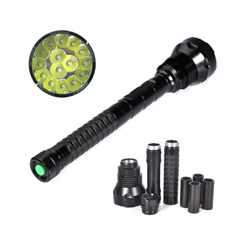 Amber Rhino PRO 225W - ENDAST ficklampa SVART / ONE SIZE