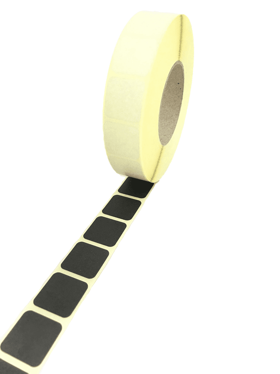 Täcklapp 17x17 SVART