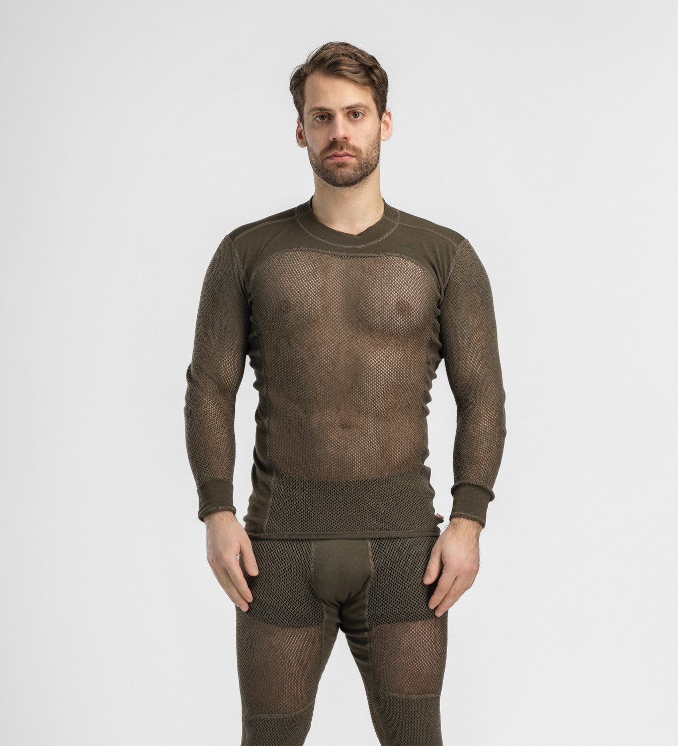 WoolNet Original Crewneck Shirt Men Tarmac TARMAC / XS