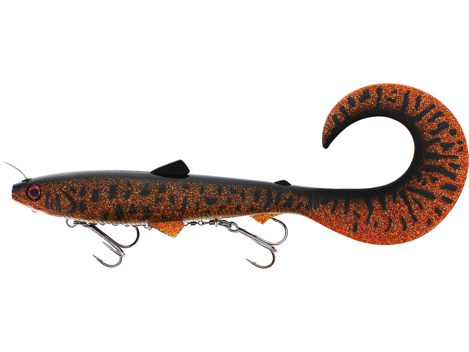 Bullteez Curlytail Inline NATURAL PIKE / 33 CM OCH 230 GRAM