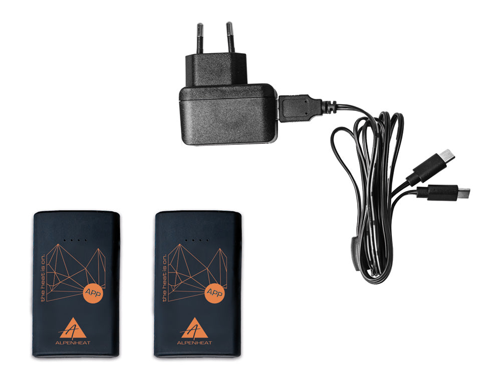 Värmesockar Appstyrda Ull Med Li-ion Batteri EUR 36-38