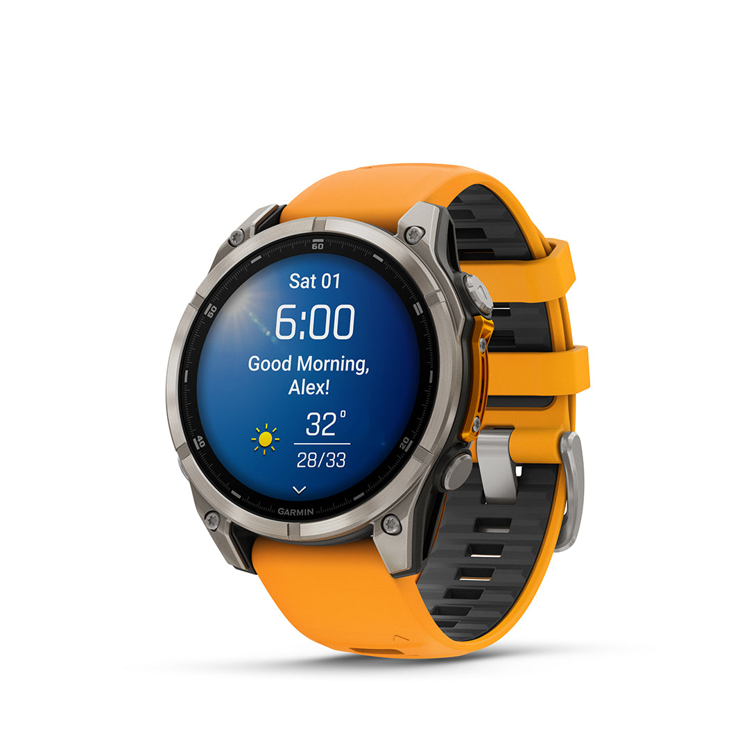 Fenix 8 AMOLED Sapphire 47 mm TITANIUM/SPARK ORANGE / ONE SIZE