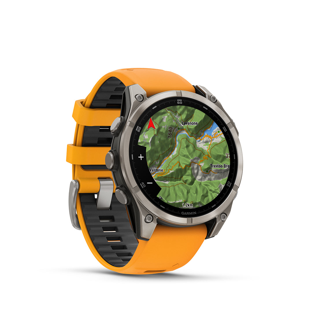 Fenix 8 AMOLED Sapphire 47 mm TITANIUM/SPARK ORANGE / ONE SIZE