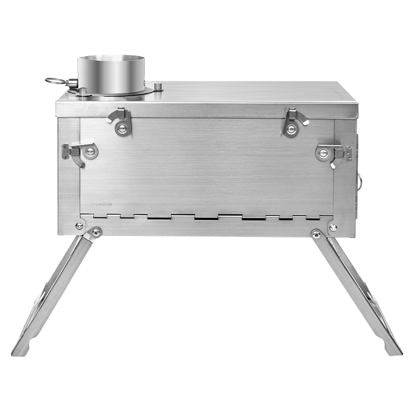 Fastfold PLUS Titanium Nested Pipe Camping Stove MEDIUM