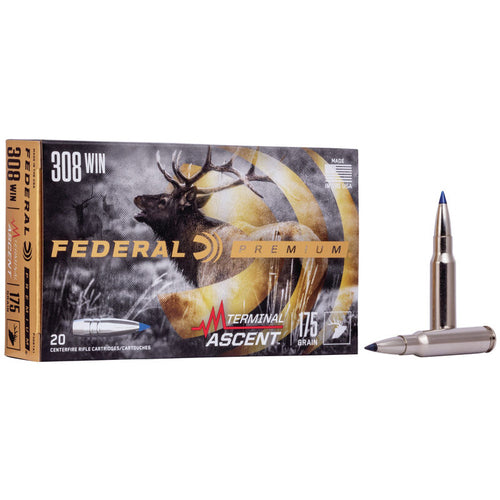 Federal Ammunition 308 Win Terminal Ascent 175gr 20/Box .308 WIN / 175 GR / 11,34 G