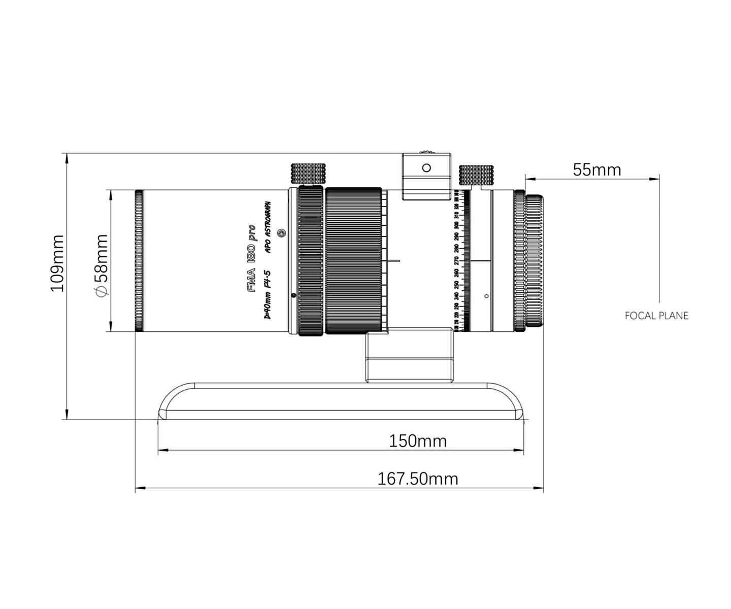 Askar FMA180 pro 180 mm f/4.5 APO Lins 1 ST