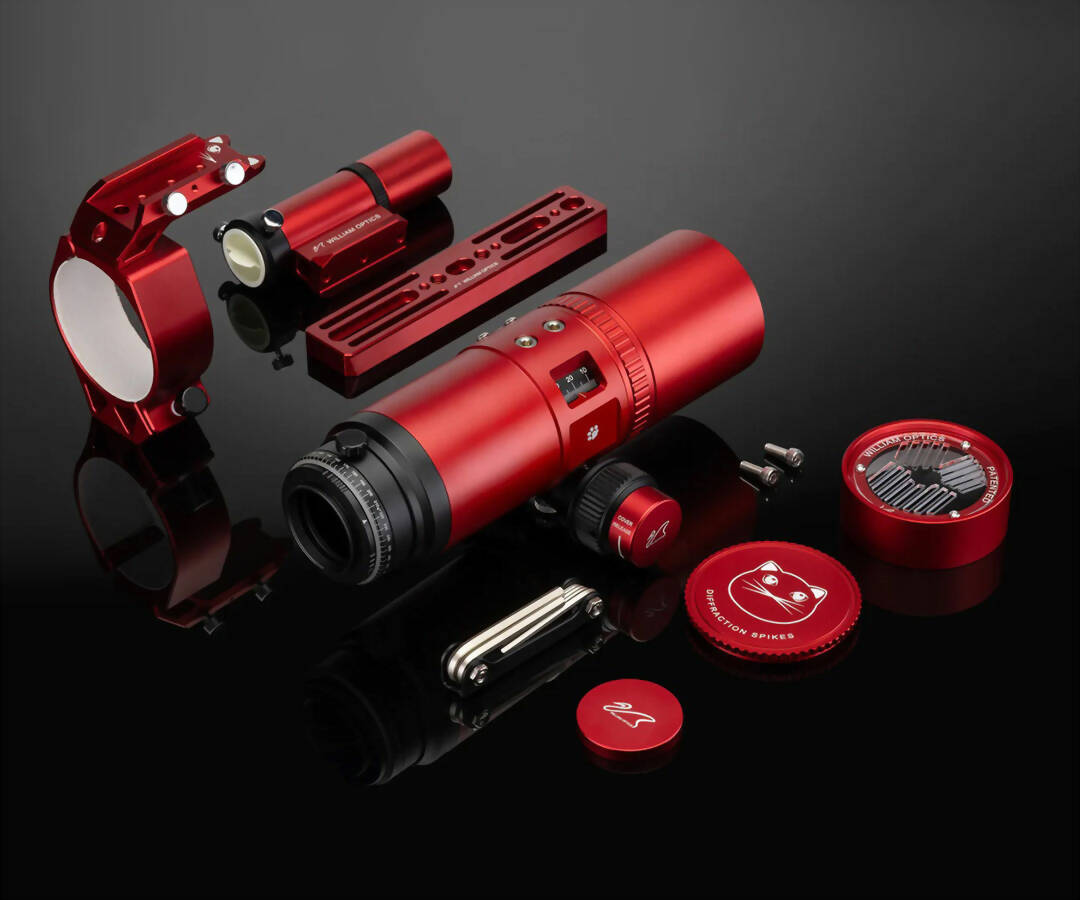 William Optics RedCat 51 WIFD - 51 mm f/4,9 Flatfield-refraktor för astrofotografering 1 ST