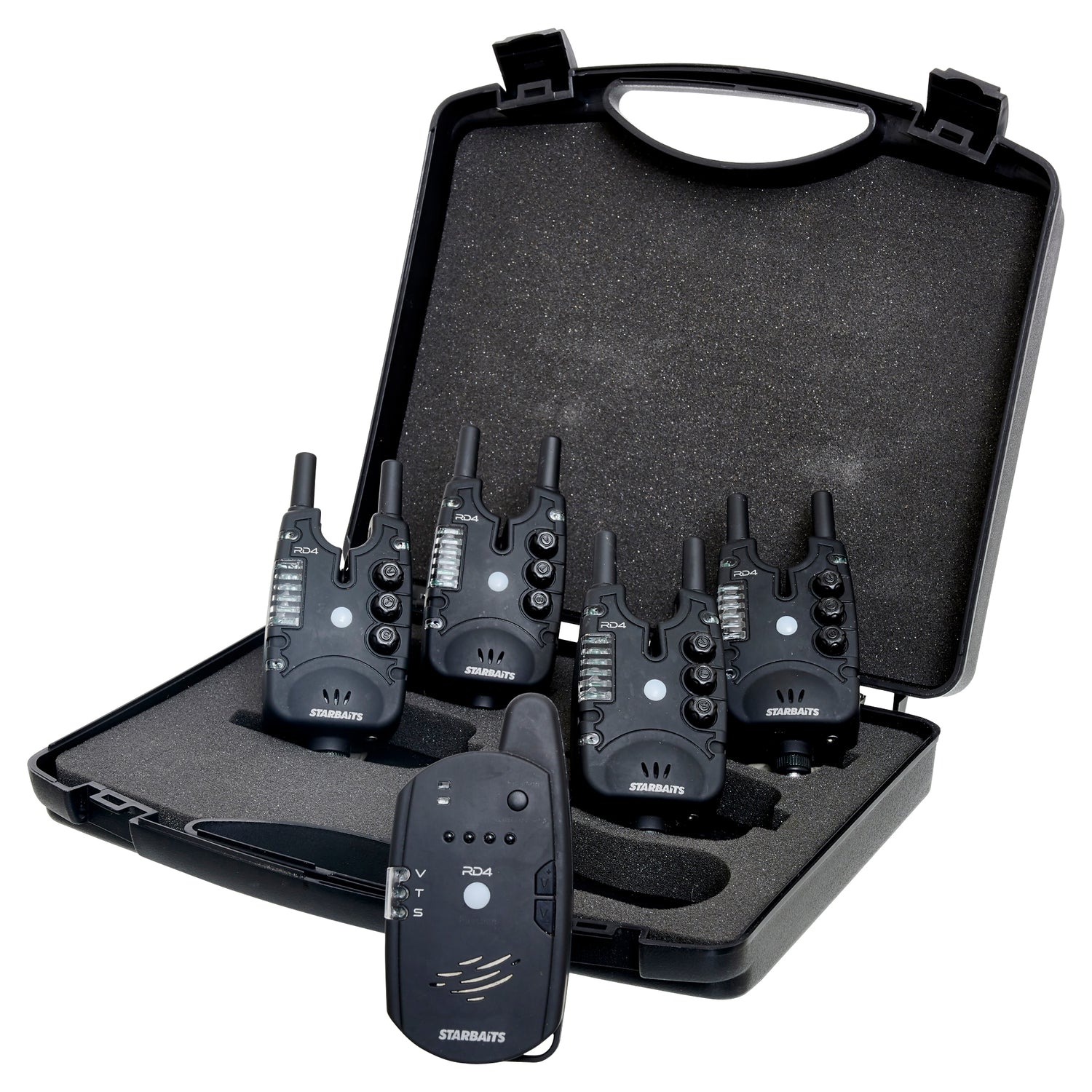 STB RD4 3 Rods SVART / 3 LARM + 1 RECIVER