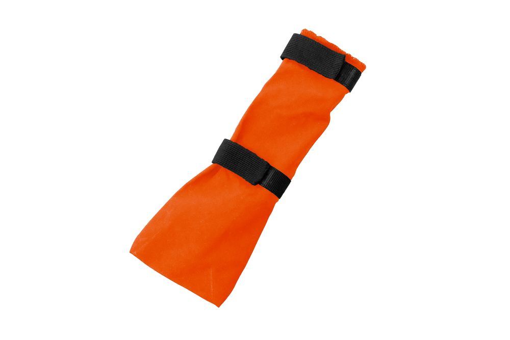 Hundsockar höga med dubbellåsning ORANGE / 4-PACK / XS