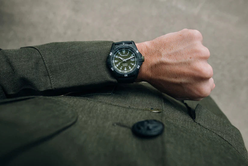 Protek Automatic Carbon USMC Dive Series 1210 SVART GRÖN MED SVART ARMBAND / 1 ST / EN STL