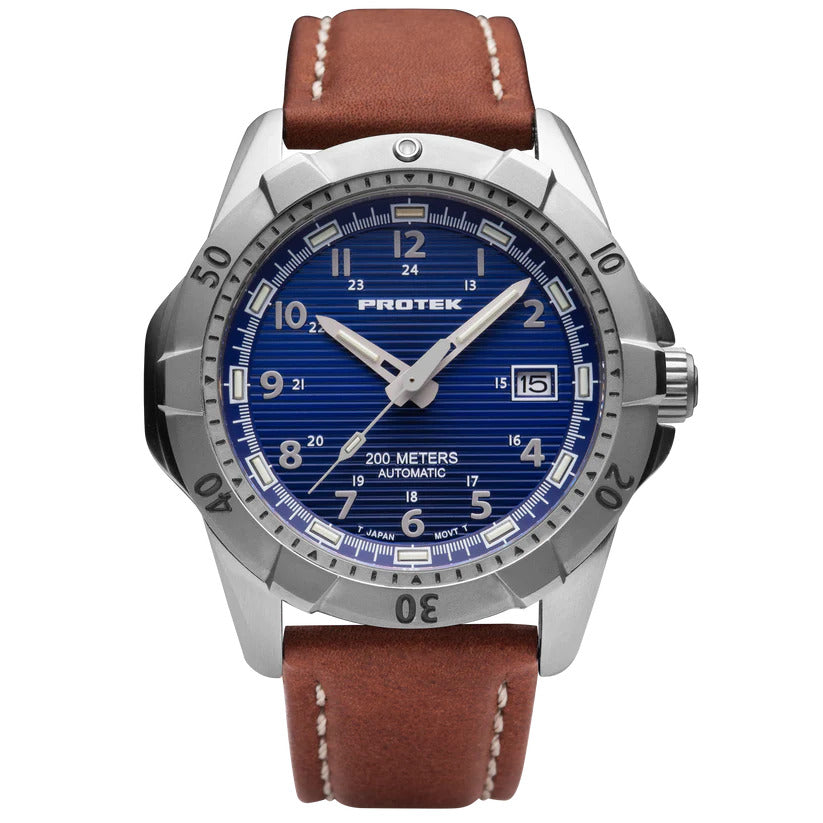 ProTek Dive Series 2200 Automatisk Stål BLÅ MED DARK TAN / 1 ST / EN STL