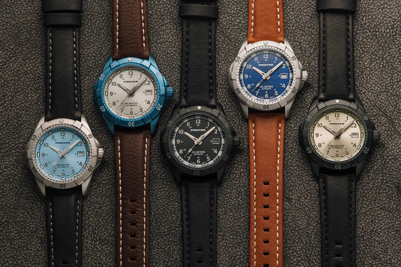 ProTek Dive Series 2200 Automatisk Stål BLÅ MED DARK TAN / 1 ST / EN STL