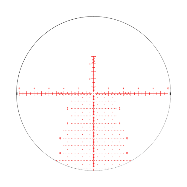 Theos 6-36x56 FFP APR-2D Black MRAD Belyst Långhålls Sikte 34 MM