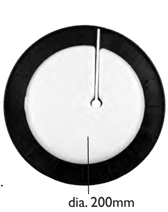 Lock till borrhål BLACK / 265 MM