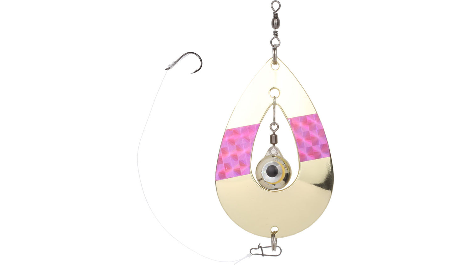 Kalakin Eye Rödingblänke GULD/BLÅ / 75 MM