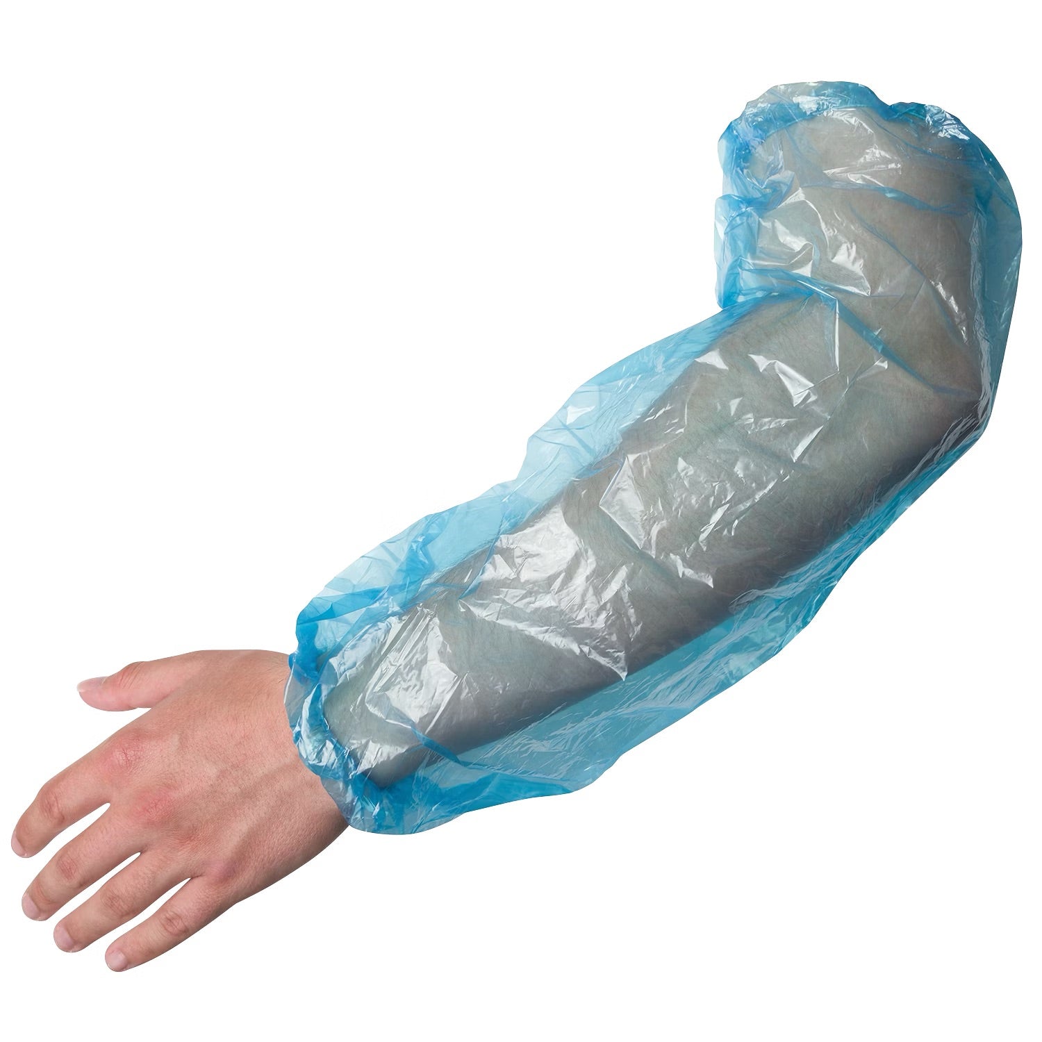 Skyddsärmar PE, 46 cm - 100st blå BLÅ / EN STL