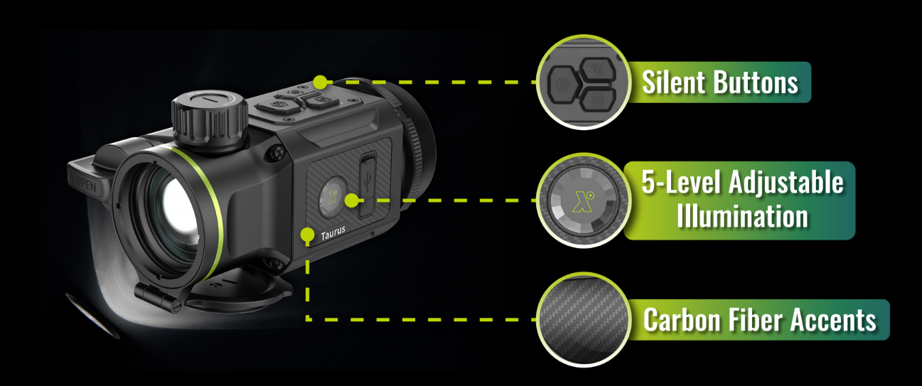 Taurus 25 mm 384x288 Frontmonterad Värmesikte EN STL