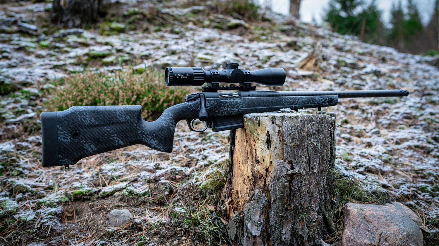 Helix HD Compact 2-12x42 Belyst Kikarsikte 30 MM / RAPTR-1F