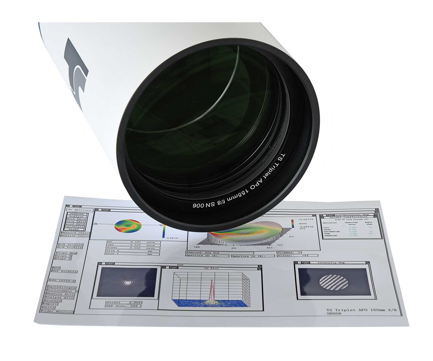 CF-APO 155 mm f/8 Deluxe Triplet Refraktor – med Testcertifikat 1 ST