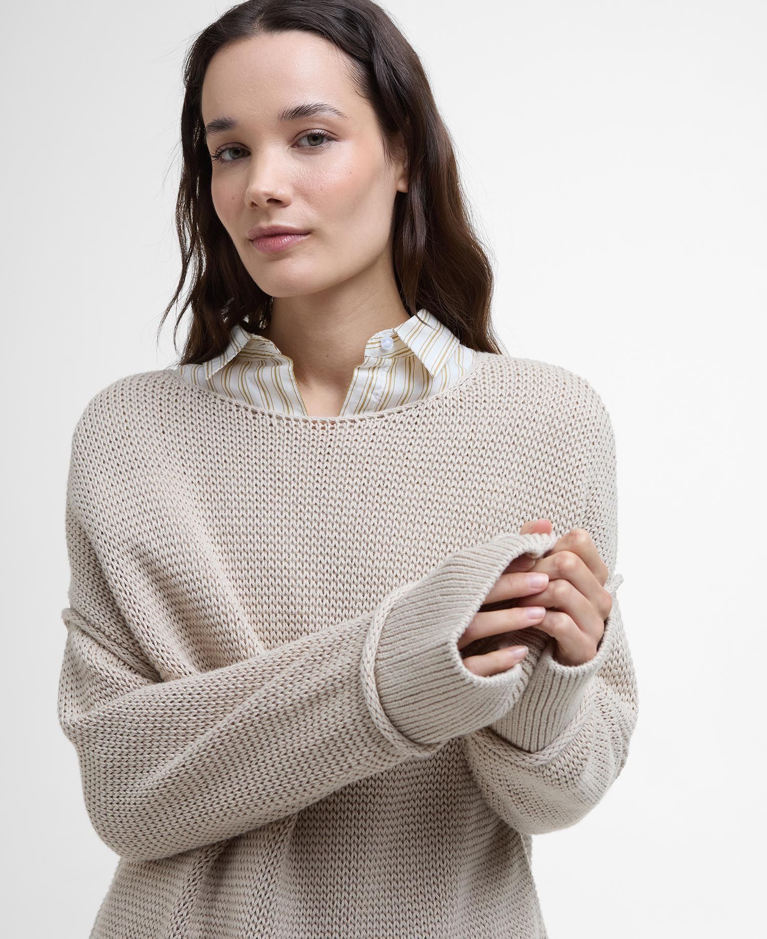 Emmie Knitted Jumper Women LIGHT SAND / 8