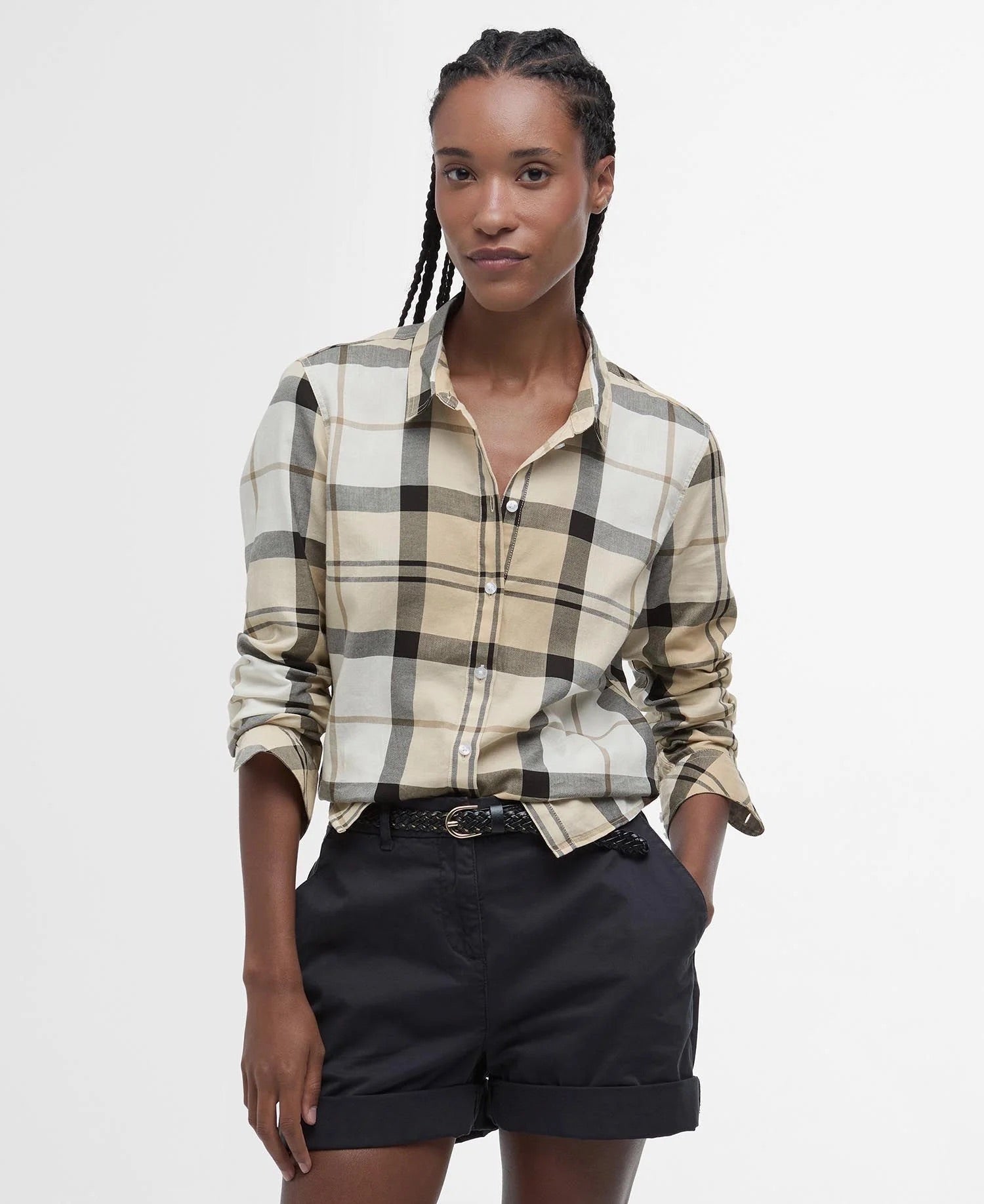 Bredon Check Shirt Women SAFARI TARTAN / 8