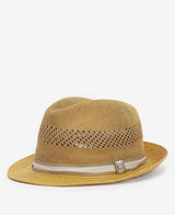 Craster Trilby Summer Hat Men DK TAN / S