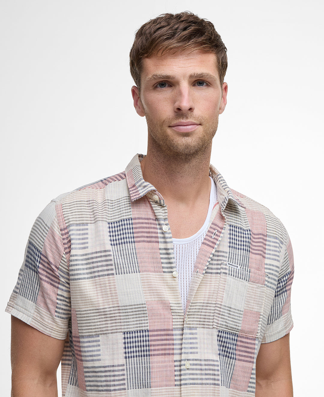 Oakshore SS Summer Fit Shirt Men WASHED STONE / S